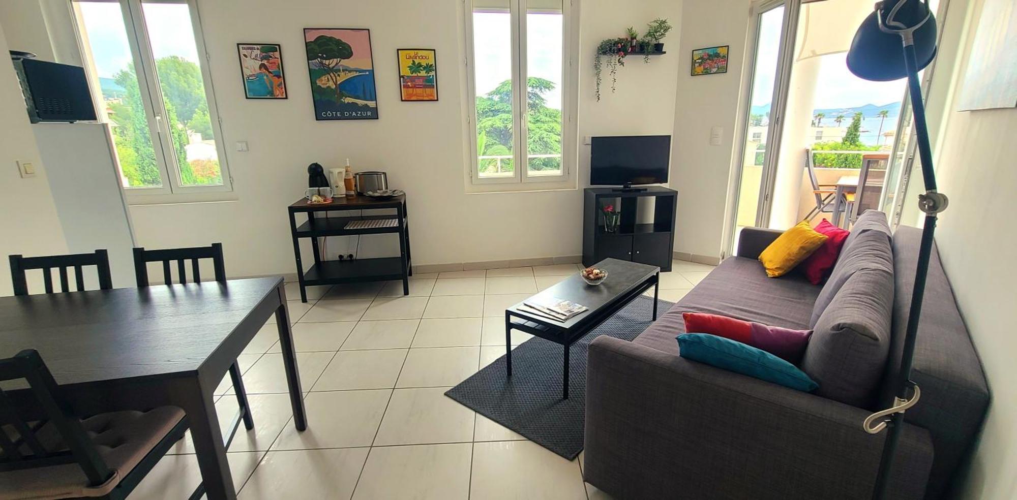 Appartement Vue Mer Avec Parking Ferme La Ciotat Exterior foto